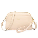 Skulderveske Dame Motorsykkel-Stil off-white