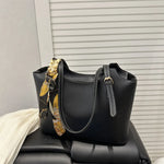 Tote Bag Dame Stor Kapasitet Black one size