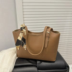 Tote Bag Dame Stor Kapasitet Light Brown one size