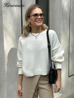 Strikket Genser Dame - Oversized Varm Pullover 2025