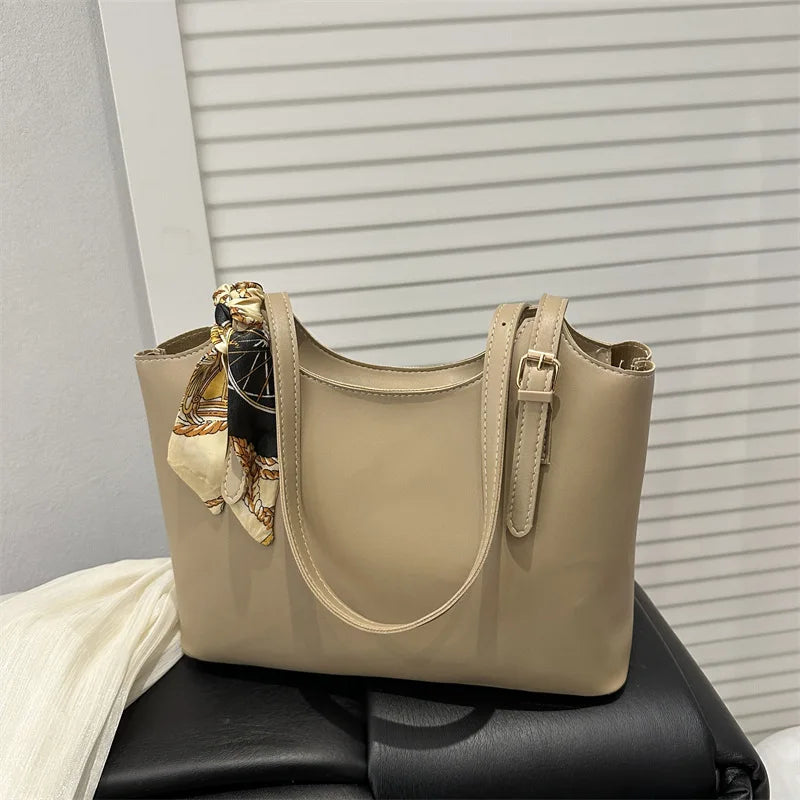 Tote Bag Dame Stor Kapasitet Khaki one size
