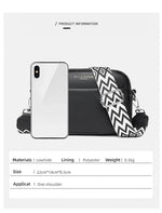 Crossbody Veske Dame Ekte Skinn