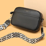 Crossbody Veske Dame svart Ekte Skinn - 5 Farger 399kr