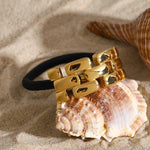 Hårsmykke Dame 18K Gullbelagt - Geometrisk Stabling Design Lett Luksus