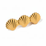 Hårsmykke Dame 18K Gullbelagt - Naturlige Marine Elementer Design Høyverdig Style G-14