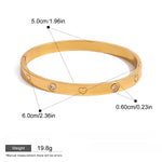 Armbånd Dame 18K Gullbelagt - Lett Luksus Høyverdig Zirkon Bracelet20