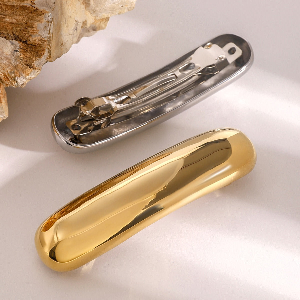 Hårsmykke Dame 18K Gullbelagt - Geometrisk Design Høyverdig Enkel