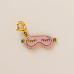 18K Gull Halskjede med Zirkonia Anheng - Elegant Smykke Eye Mask Pendant