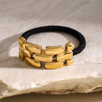 Hårsmykke Dame 18K Gullbelagt - Geometrisk Stabling Design Lett Luksus