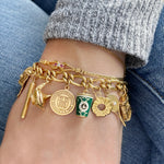 18K Gullbelagt Halskjede med Lite Anheng - Vakuumbelegg