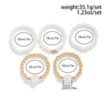 Armbånd Dame 18K Gullbelagt - Perle Stabling Design