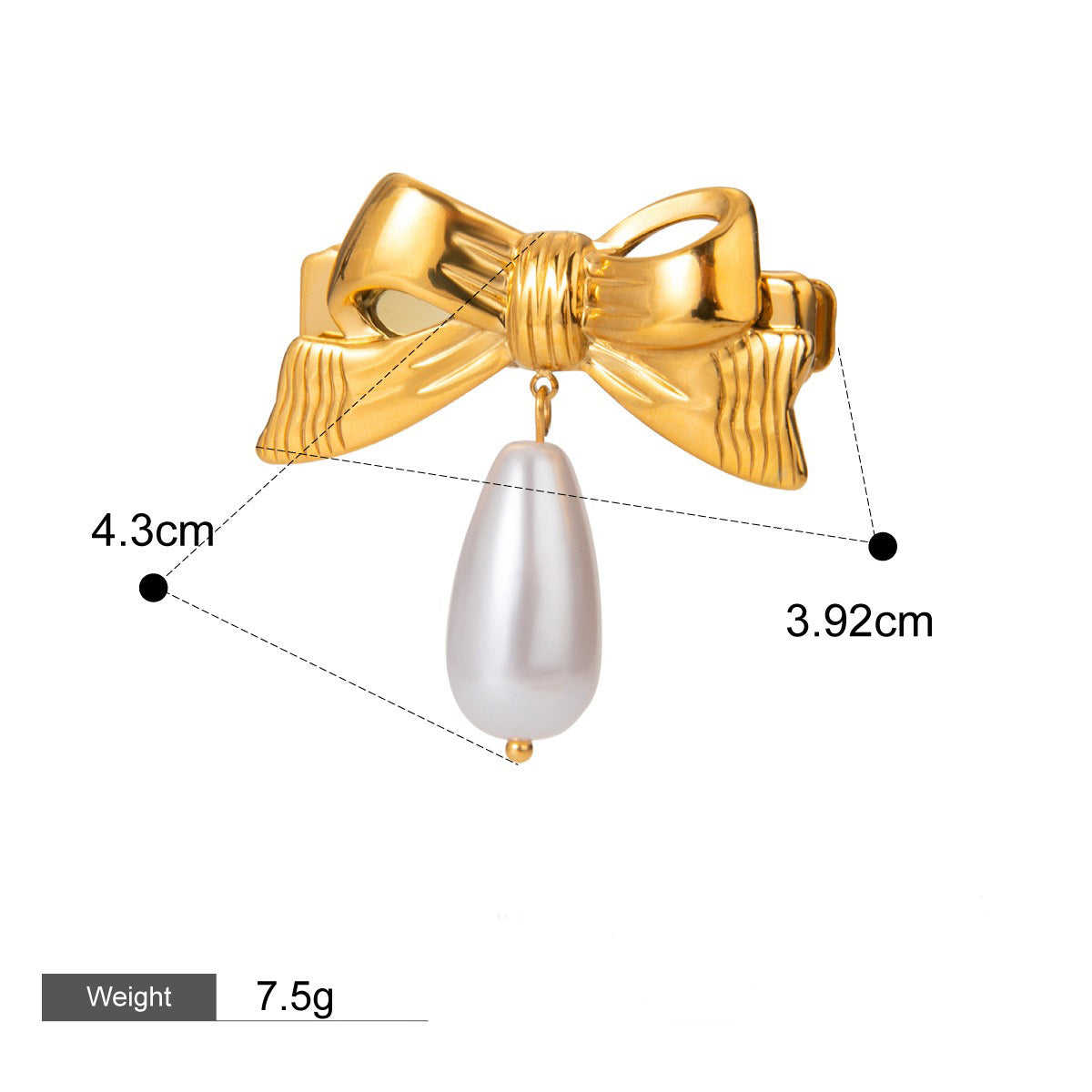 Hårsmykke Dame 18K Gullbelagt - Naturlige Marine Elementer Design Høyverdig Style T-006