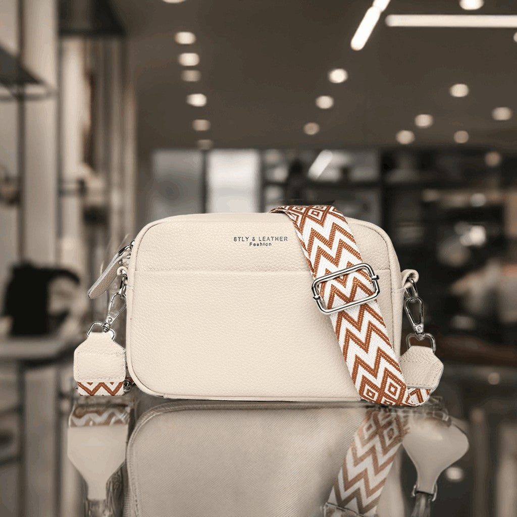 Crossbody Veske Dame Ekte Skinn