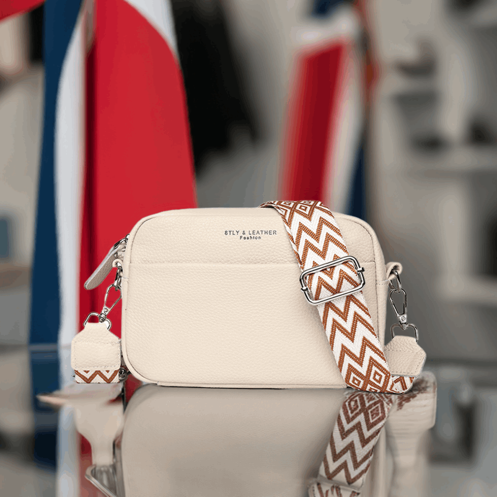 Crossbody Veske Dame Ekte Skinn