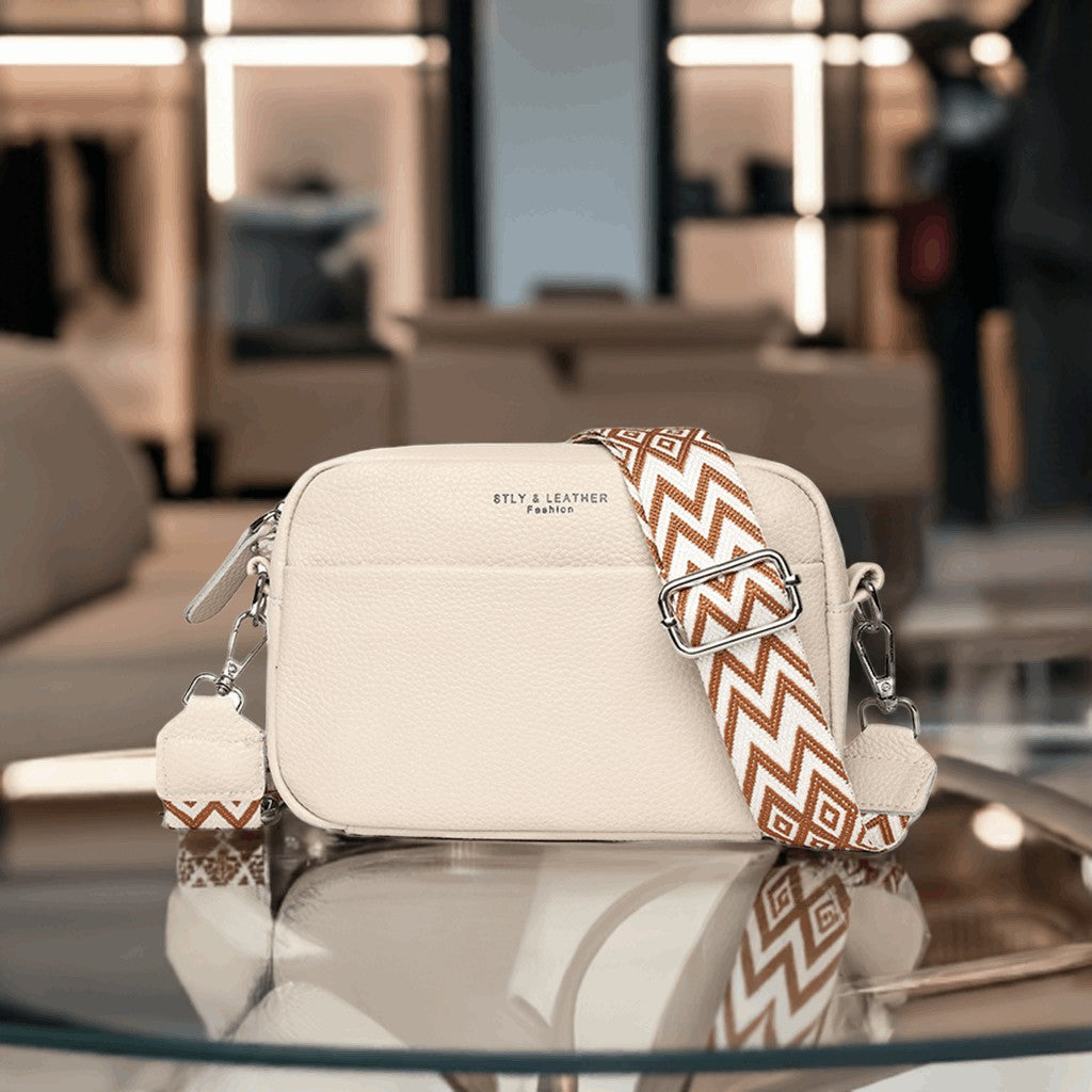 Crossbody Veske Dame Ekte Skinn