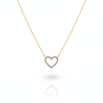 Hjerte Halskjede Dame Zirkon