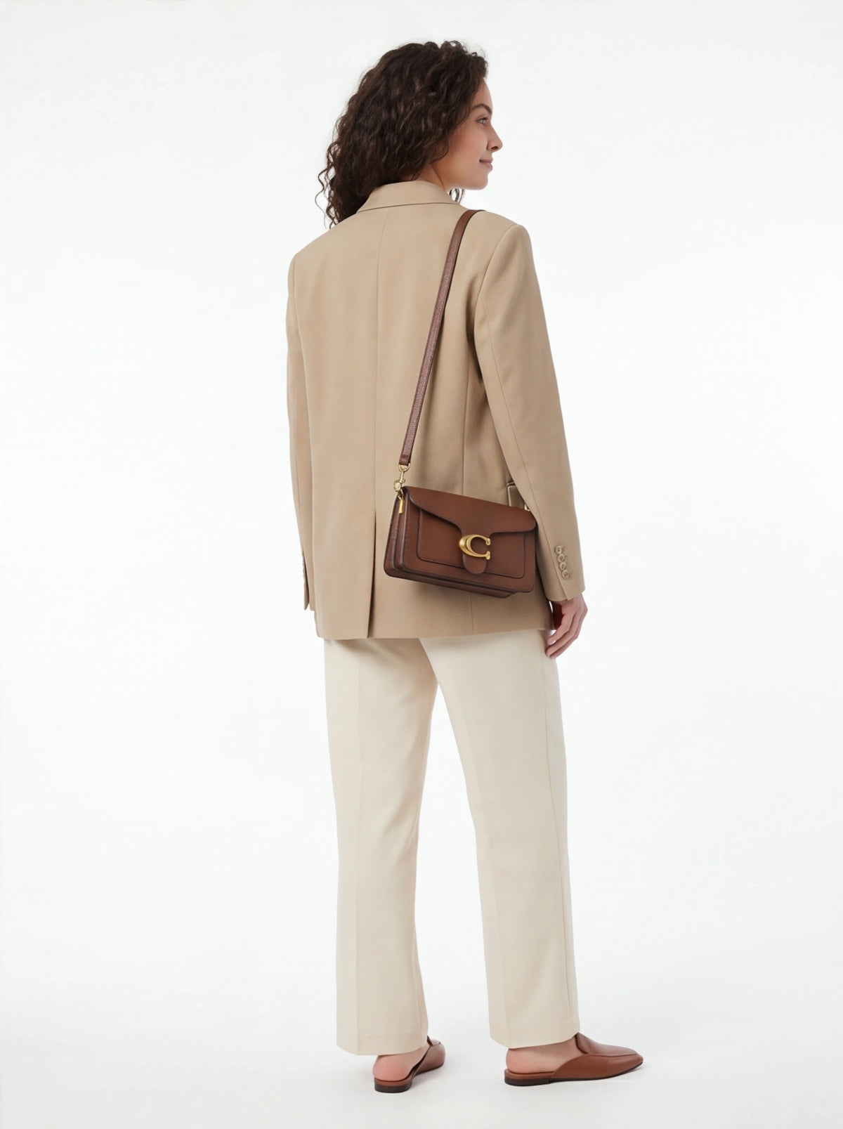 Crossbody Veske Dame | Liten Skulderveske med Dobbel Stropp