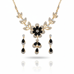 Luksus Smykkesett - Dråpeformet Blomster