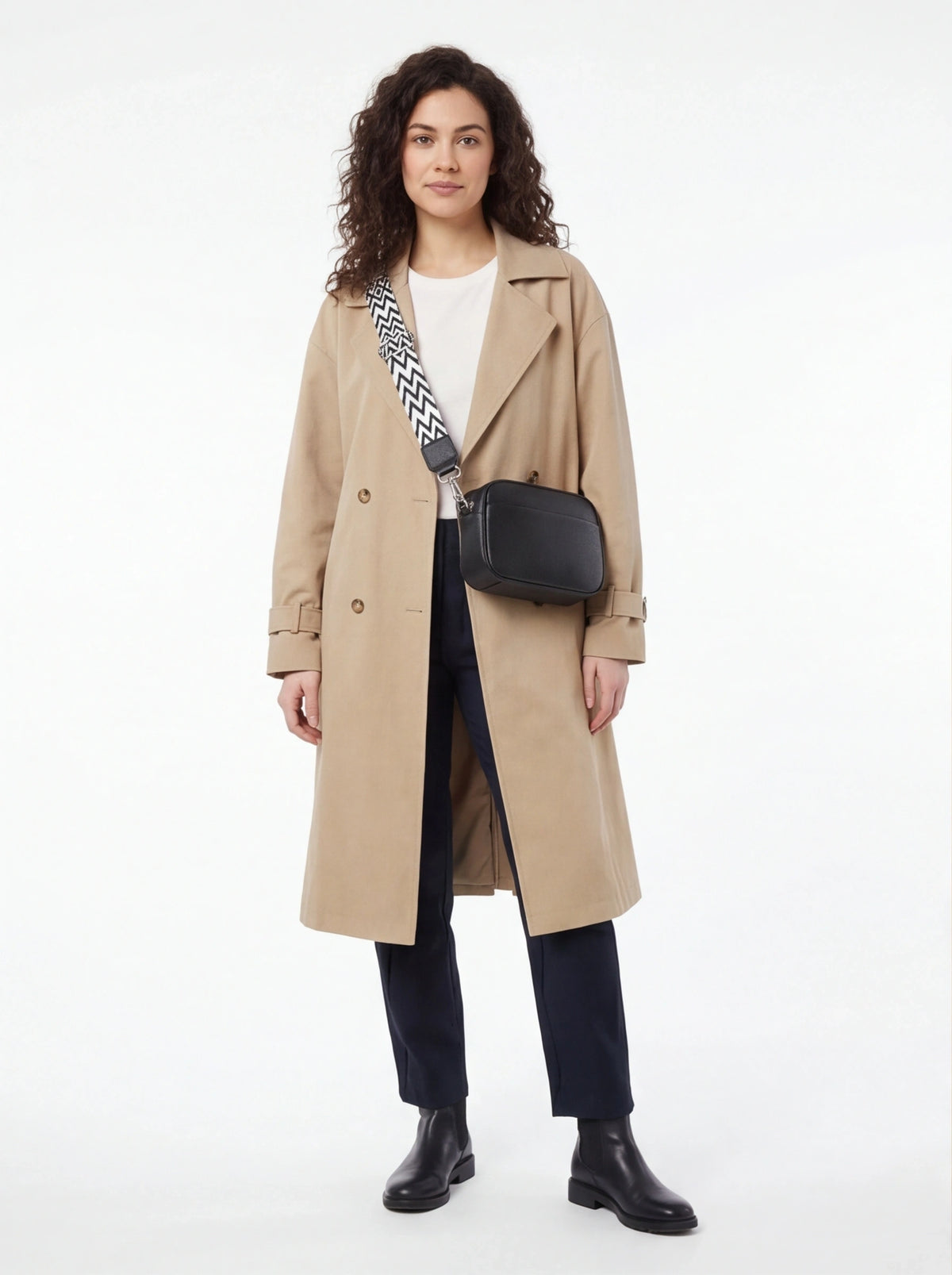 Crossbody Veske Dame Ekte Skinn