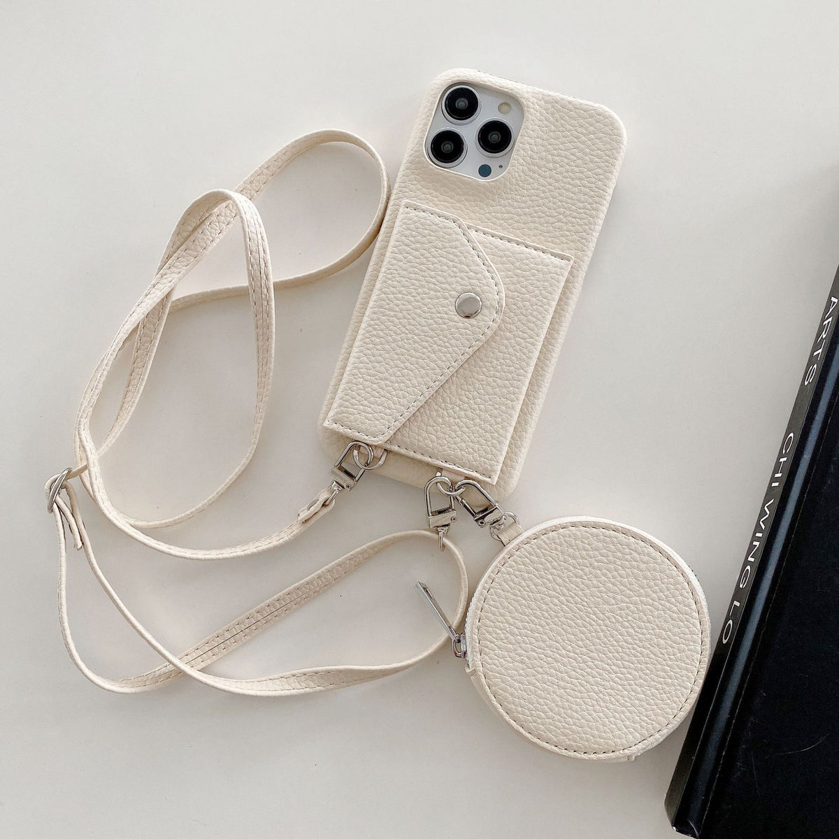 Crossbody iPhone Deksel med Kortholder