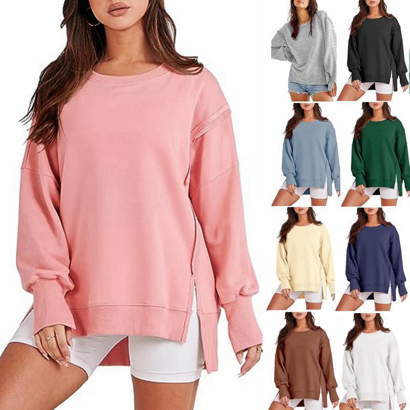 Sweatshirt For Damer - Genser Med Rund Hals, Lange Ermer - Trendyglobal 