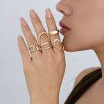 Ringsett Dame Minimalistisk
