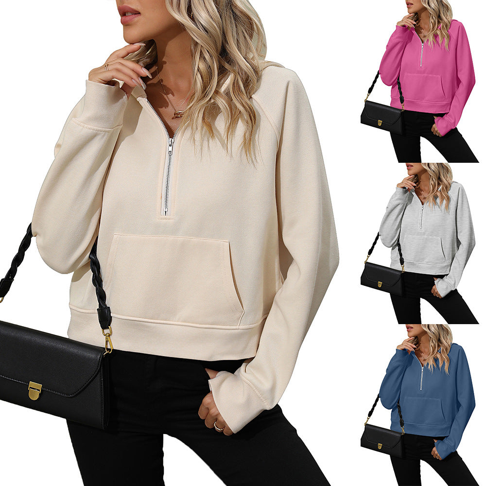 Pullover Hettegenser i Fleece for dame - Trendyglobal 