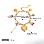 Armbånd Dame 18K Gullbelagt - Luksus Stabling Perle Design Bracelet020