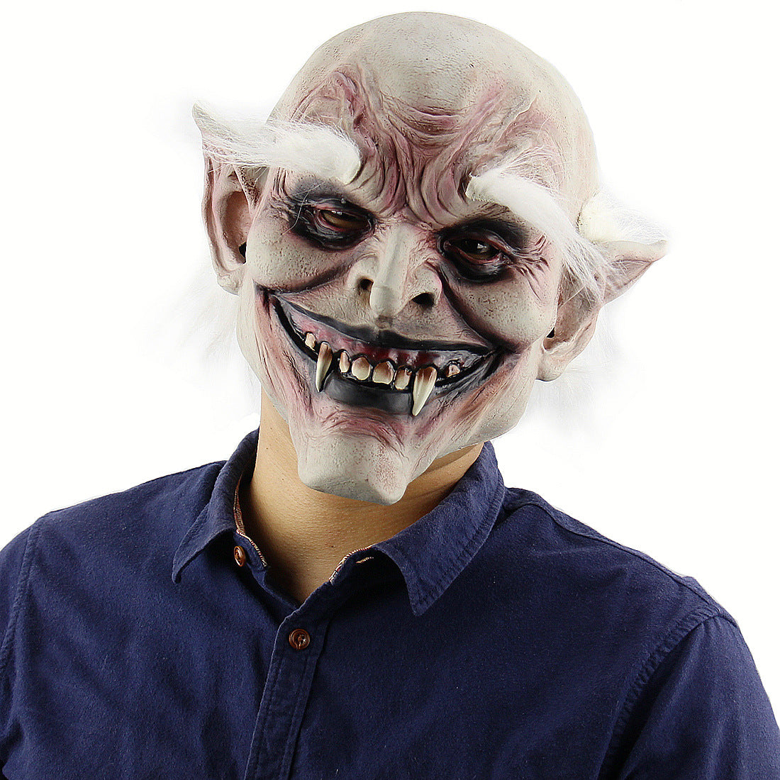 Halloween zombie maske - skremmende og realistisk - Trendyglobal 