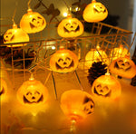 LED-Dekorerte Halloween-Lys | Varmhvitt Lys | Perfekt for Festlig Dekorasjon - Trendyglobal 