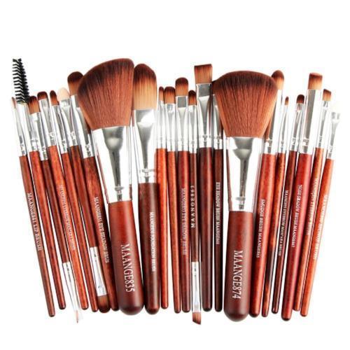 22 Piece Cosmetic Makeup Brush Set - Trendyglobal 