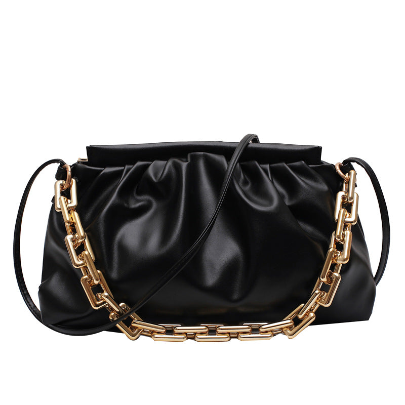 Thick Chain Cloud Portable Shoulder Underarm Bag - Trendyglobal 