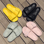 Behagelige slippers og flip-flop med spenne for kvinner - Trendyglobal 