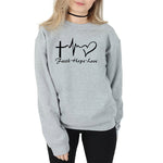 Sweatshirt for dame - Komfortabel Printet Genser - Trendyglobal 