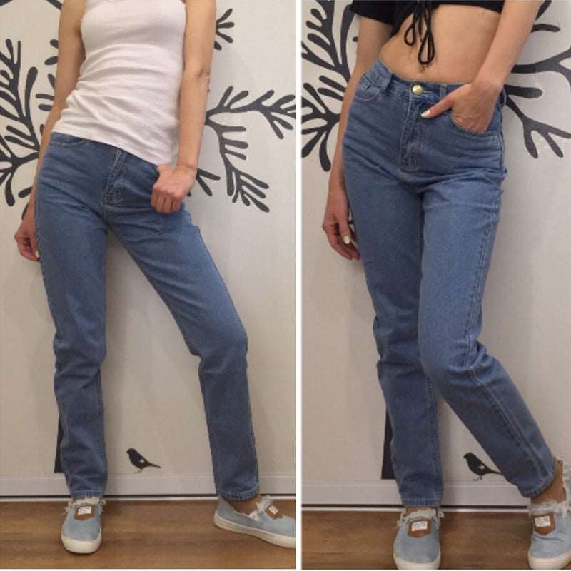 Boyfriend Jeans for kvinner - Trendyglobal 