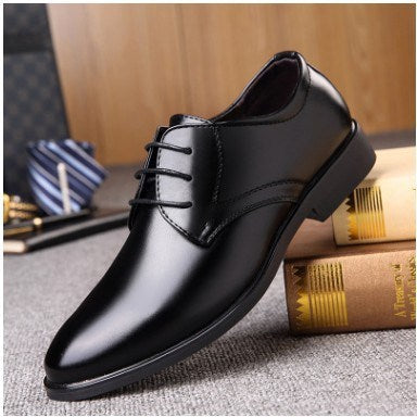 Black Shoes With Pointed Toe For Men - Trendyglobal 