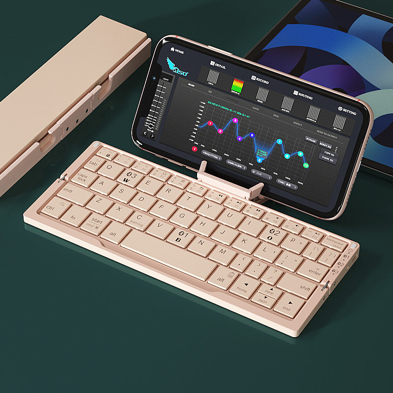 Mini Oppladbart trådløst tastatur for mobiltelefon og Nettbrett - Trendyglobal 