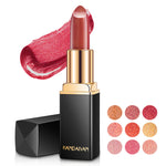 Shiny Metallic Lipstick Pearlescent Color Temperature Change Lipstick Gilt Lipstick - Trendyglobal 