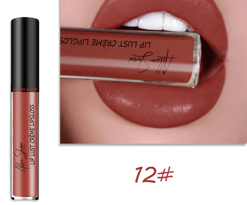 Silky Cream Texture Lip Gloss Aliexpress Shopee Cross-Border Exclusive Lip Glaze Lip Gloss Lipstick - Trendyglobal 