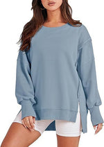 Sweatshirt For Damer - Genser Med Rund Hals, Lange Ermer - Trendyglobal 