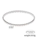 Armbånd Dame 18K Gullbelagt - Innlagt Edelsten Design Høyverdig