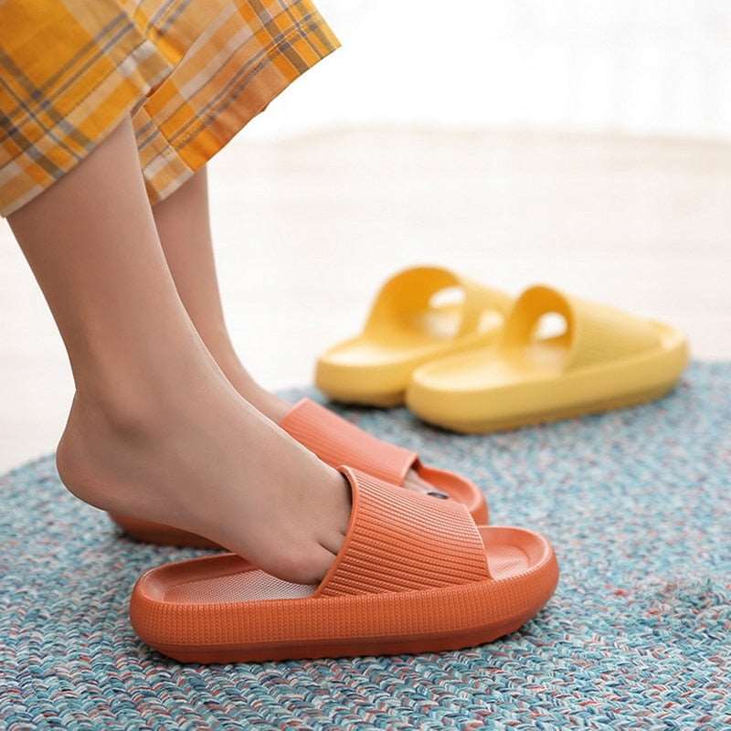 orange Hjemmetøfler, Flip flops og slippers fordamer og herrer - Trendyglobal