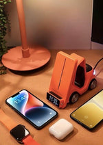 4-i-1 Gaffeltruck Trådløs Ladestasjon – For iPhone, AirPods og Apple Watch-Trendyglobal 