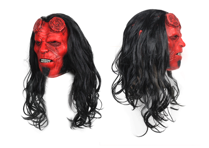 Halloween maske - Karakter: Hellboy fra filmen Hellboy - Trendyglobal 