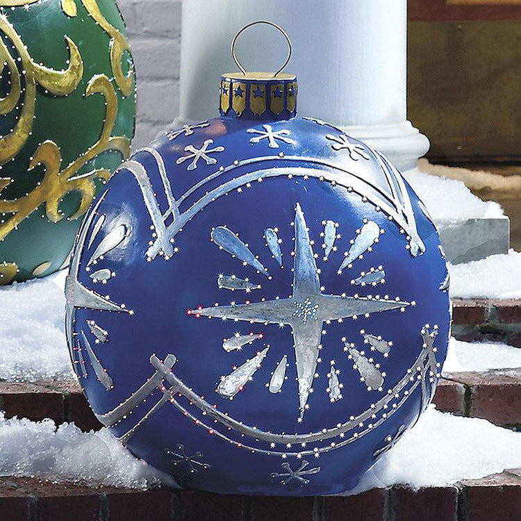 Utendørs Juleornament ball - Oppblåsbare julekuler av PVC - Trendyglobal 