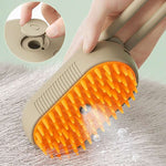 Cat Steam Brush Steamy Dog Brush 3 In 1 Electric Spray Cat Hair Brushes For Massage Pet Grooming Comb Hair Removal Combs Pet Products - Trendyglobal 