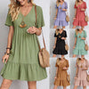 Women's V-neck summer dress