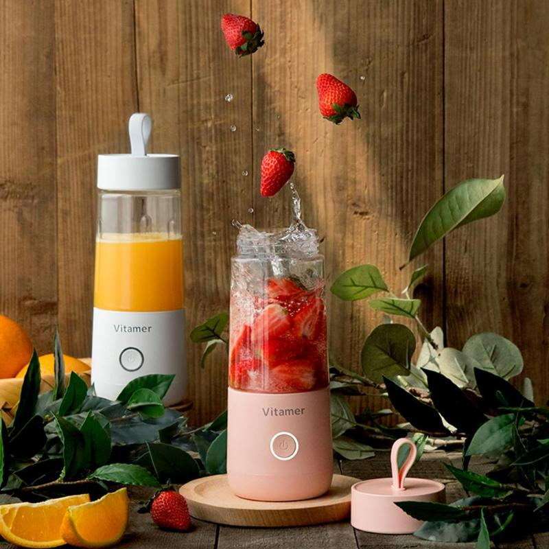 Bærbar USB-oppladbar Blender - Perfekt for Smoothies og Fersk Juicing - Trendyglobal 