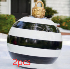 Utendørs Juleornament ball - Oppblåsbare julekuler av PVC - Trendyglobal 