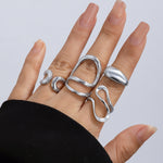 Ringsett Dame Minimalistisk